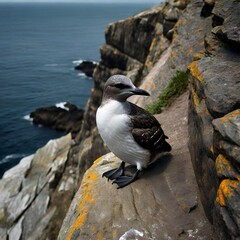 Obraz premium seagull on rocks