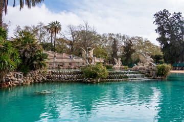 Barcelona, Spain: view of the famous Citadel Park.