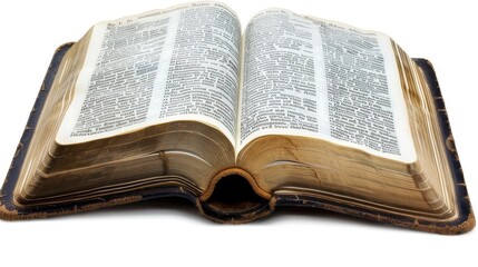 Obraz premium Discovering Worlds: An Open Book Unveiling Secrets on a Blank Canvas