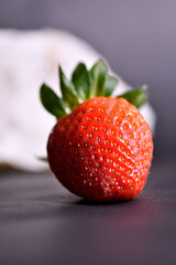 Strawberry on a dark background 2024