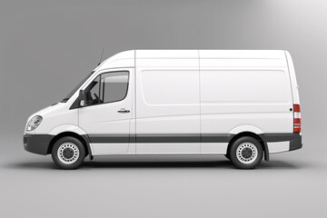 Van mockup for branding and marketing