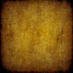 old yellow christmas background, vintage grunge dirty texture, distressed weathered worn surface, dark yellow  paper, horror theme