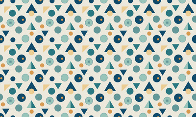 Modern Geometry Seamless Pattern Wallpaper Background