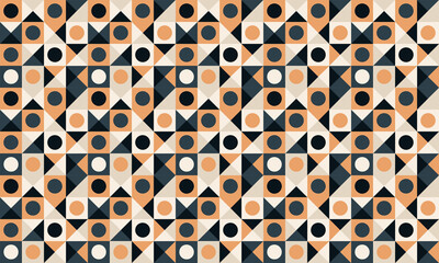 Modern Geometry Seamless Pattern Wallpaper Background