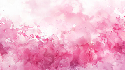 Naklejka premium Fantasy smooth pink shades on watercolor paper textured illustration for grunge design, vintage card, templates. Pastel ink colors, wet effect, hand drawn canvas, watercolor background