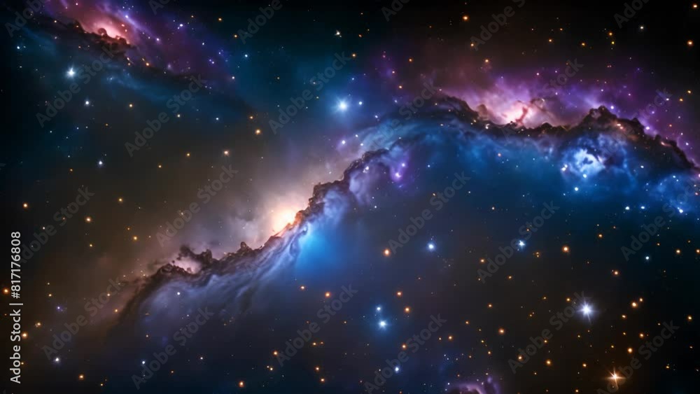 Poster cosmic spectacle generative ai