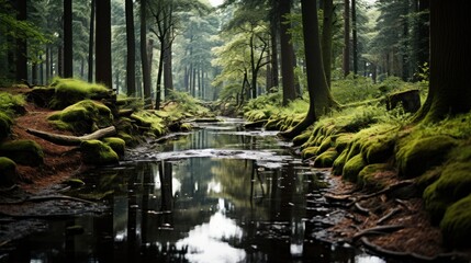 Fototapeta premium waterfall in the forest