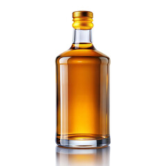 Bottle of Whiskey on Transparent Background