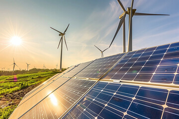 The concept of green power generation technology is for sustainable development and sustainable living