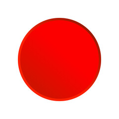 a red round button 
