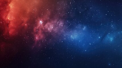 Obraz premium Bright futuristic sky with clouds and stars - abstract computer generated illustration. Digital art - fractal. Astrology, esoteric or astronomy concept. For desktop wallpaper, banners, posters.