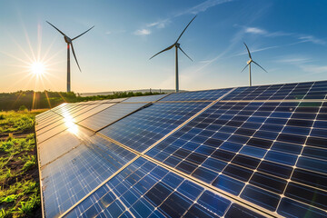 The concept of green power generation technology is for sustainable development and sustainable living