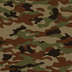 
Camouflage vector military background, fabric texture, seamless pattern