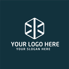 Fototapeta premium Minimalist earth logo