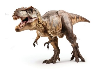 t-rex dinosaur on a white background