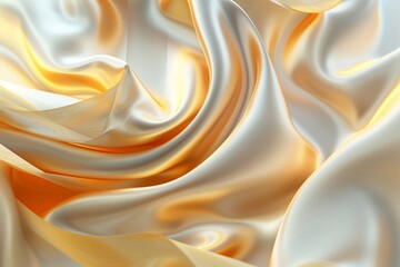 Obraz premium Beautiful Abstract 3D Background with Smooth Silky Shapes