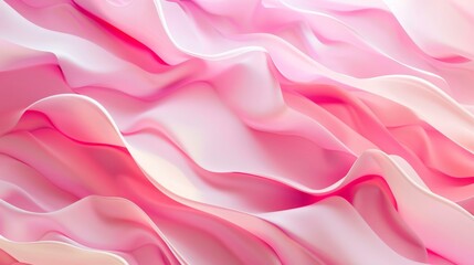 A pink wave with a pink background