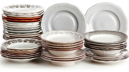 Stacked Plates in a Diagonal Arrangement