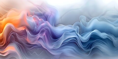 Obraz premium Enigmatic Blend of Blue and Purple Tones in an Abstract Sky Texture. Concept Abstract Art, Blue Tones, Purple Tones, Enigmatic Sky Texture, Color Blend