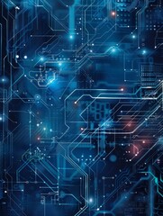 blue tech background