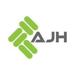 AJH letter logo vector design, AJH simple and modern logo. AJH luxurious alphabet design