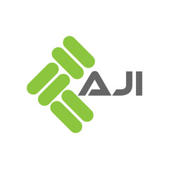 AJI letter logo vector design, AJI simple and modern logo. AJI luxurious alphabet design