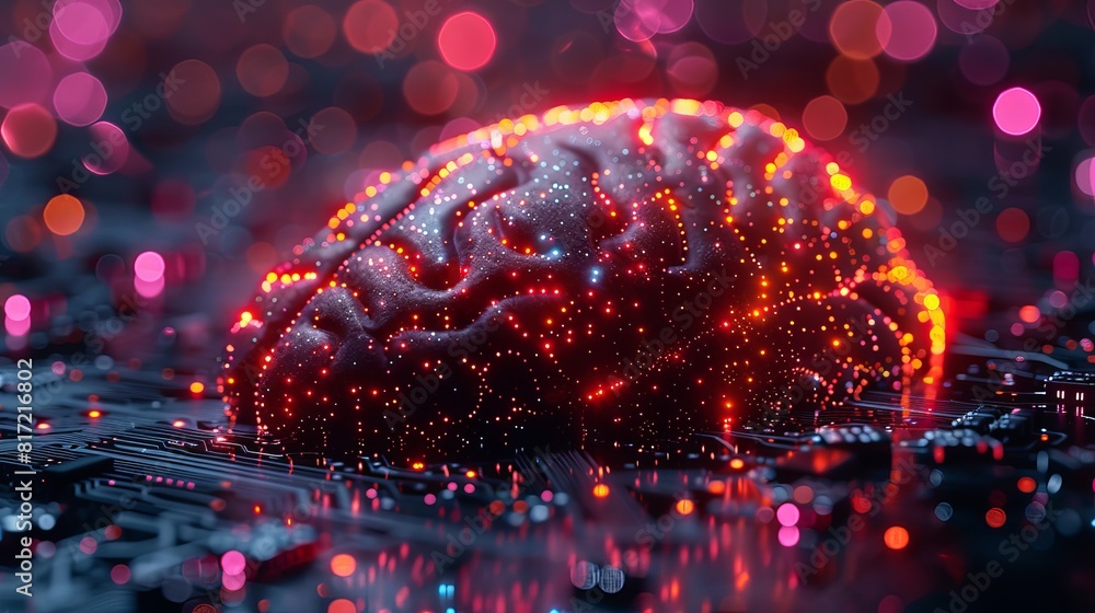 Poster exploration of artificial intelligence, machine learning, neural networks, and other modern technolo