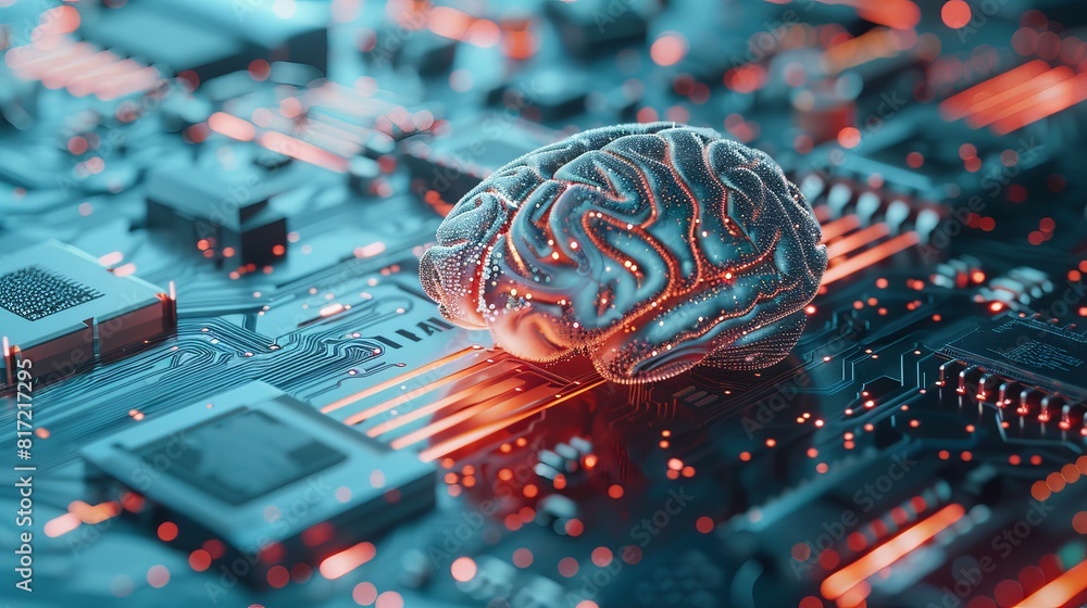 Poster exploration of artificial intelligence, machine learning, neural networks, and other modern technolo