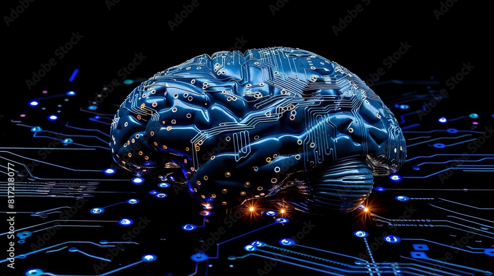 Poster exploration of artificial intelligence, machine learning, neural networks, and other modern technolo