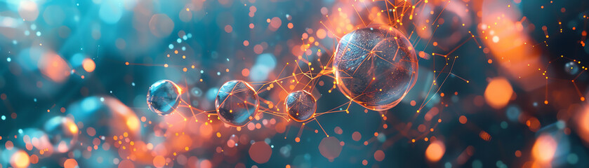 Explore the fusion of AI innovation with abstract art through a dynamic