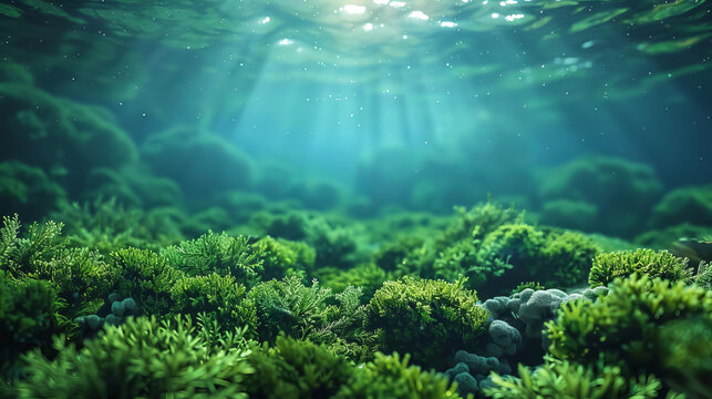 Ecosystem Services the crucial services provided by marine ecosystems such as oxygen production and climate regulation Concept