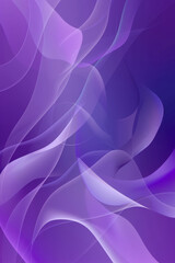 Abstract Purple Background Vector, Smooth Waves & Soft Highlights