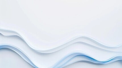 soft blue line in white background