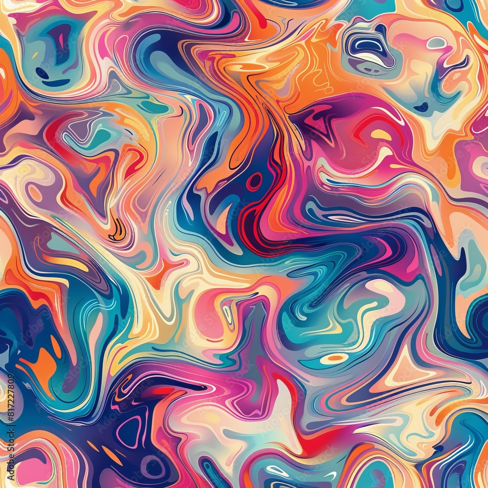 Poster abstract pattern that embraces the energy of motion and rhythm