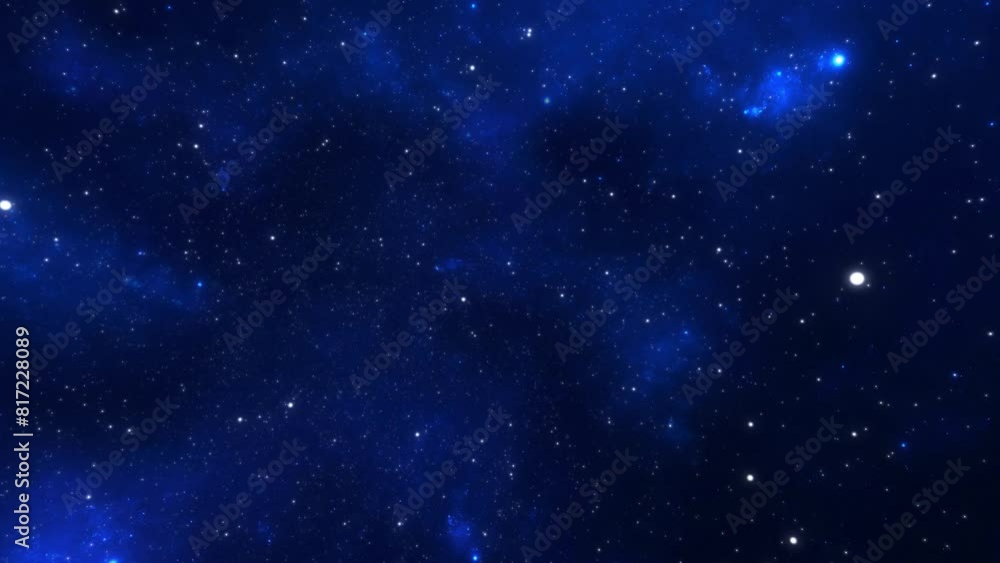 Wall mural abstract futuristic background, flying through the vast expanse of the universe. moving through spac