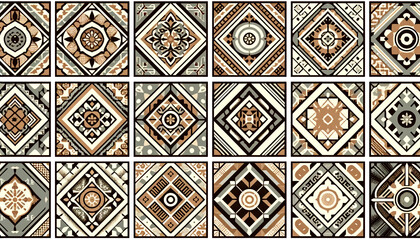 Traditional Japanese Geometric Patterns Collection