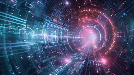 Abstract Fractal Realms of Light and Motion