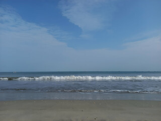 view of the sea and waves