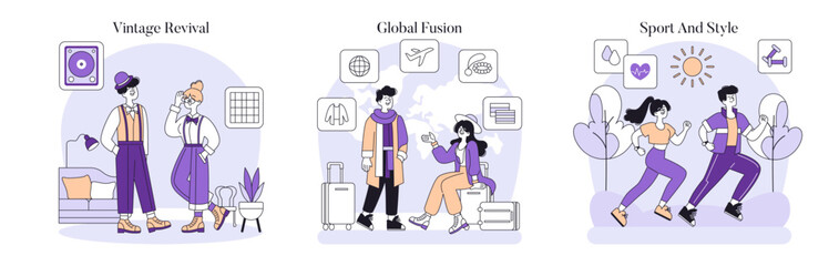 personalization. Flat Vector Illustration