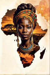 A Queen's City Crown: African Woman Embraces Heritage and Future