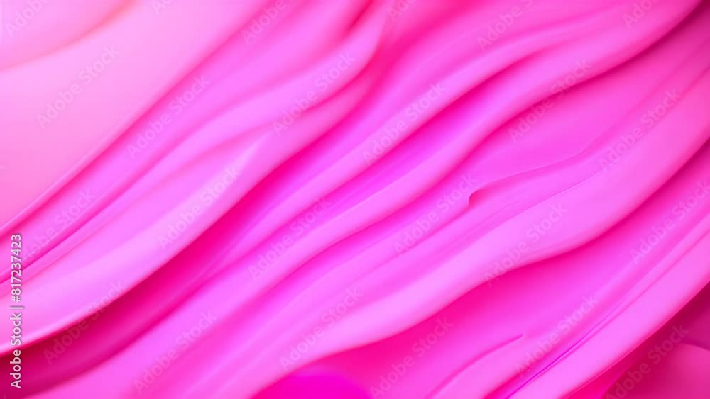 Poster pink background with wavy lines generative ai