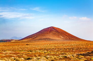 Montana Bermeja, La Graciosa, Lanzarote, Canary Islands, Spain, Europe.