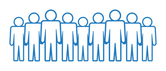 Symbol, ikona ludzi. Plik wektorowy. © robert6666