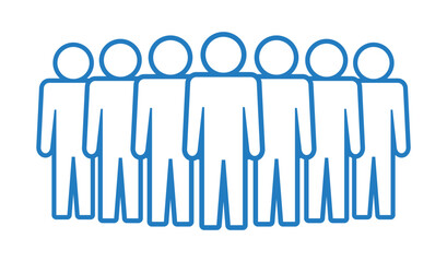 Symbol, ikona ludzi. Plik wektorowy. © robert6666