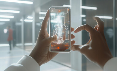 The Future of Communication: Transparent Smartphone with Holographic Call Interface