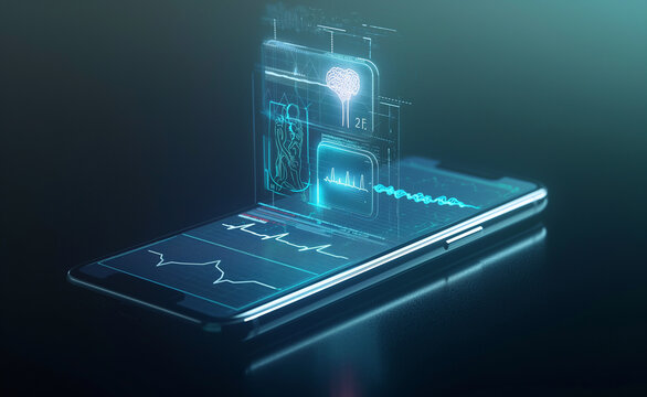 Holographic Health Monitor Smartphone Concept