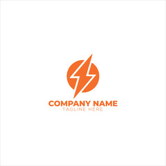 vector set of logos electricity, energy charge
