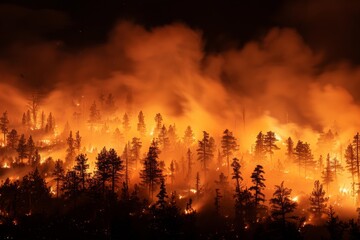 forest fire burning fire disaster
