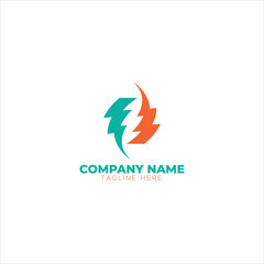 electric logo and icon vector illustration design template
