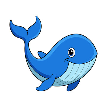 recommend clip art: Whale Cartoon Colored Clipart Illustration 